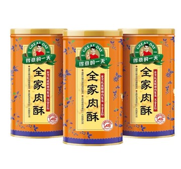 【現貨】得意的一天 全家肉酥 200公克 X 3入