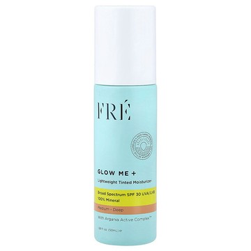 Fre, Glow Me+，輕薄有色保濕霜，SPF 30，中深膚色，1.69 液量盎司（50 毫升）