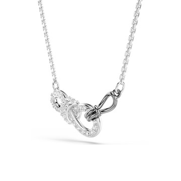 SWAROVSKI 施華洛世奇 Hyperbola 蝴蝶結輕奢水晶項鍊(5753332)