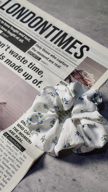 【髮圈】小清新 少女感 碎花款 送女友首選 情人節禮物 | F034