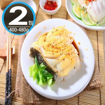 【華得水產】南極深海特大圓鱈片2包組(400-480g 約1-2片/包)