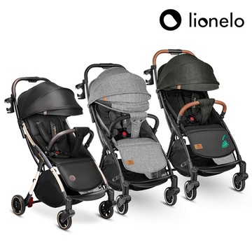 【Lionelo】瞬收型全配嬰幼兒手推車 Julie One 熱帶綠 (可登機 可平躺 單向推車)