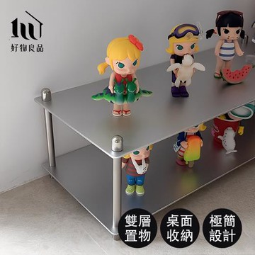 【好物良品】三層_日本不銹鋼極簡辦公桌化妝台桌面收納置物架