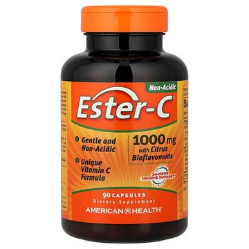 American Health, 含柑橘生物類黃酮的 Ester-C®，90 粒膠囊