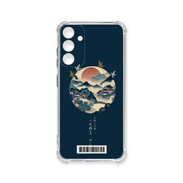 A14/A34/A54 殼 TRON 三星 A34 圓形復古山水畫系列  載具 四角防摔殼 手機殼