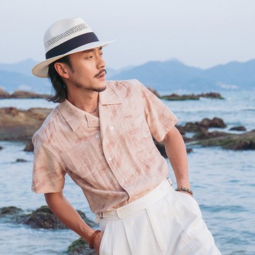 SOARIN法式復古雙排扣暈染襯衫(2521C367)