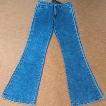 【PANGCHI 龐吉】經典側紋彈性牛仔長褲(9526205/32)