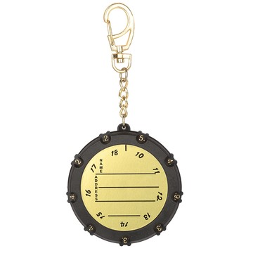 [waroom01] 帶夾子 18 孔塑料 + 合金金高爾夫球計分器,適合愛好者配件的數字擊球