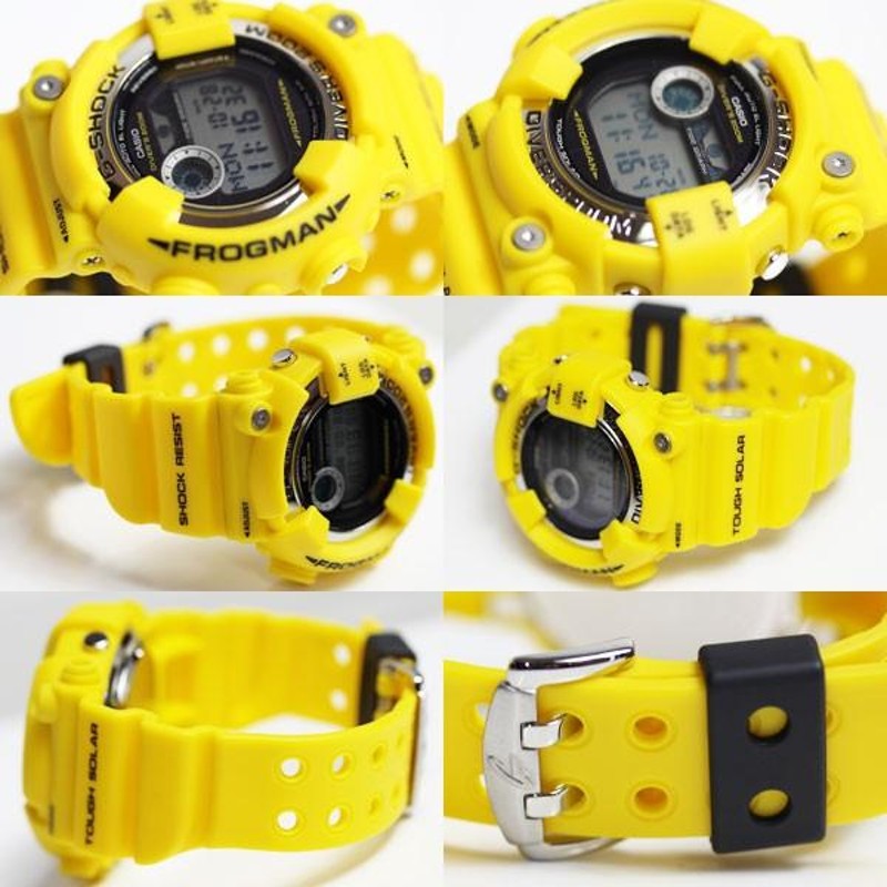 CASIO カシオ G-SHOCK ジーショック FROGMAN フロッグマン GF-8250-9JF クオーツ イエロー/中古/極美品/あすつく/MT2134  | LINEブランドカタログ