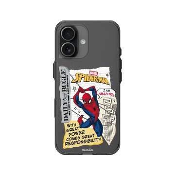 iPhone 17 Clear (相機按鈕) 酷墨灰 - 蜘蛛人 Spider-man - 蜘蛛人 - 驚奇蜘蛛人