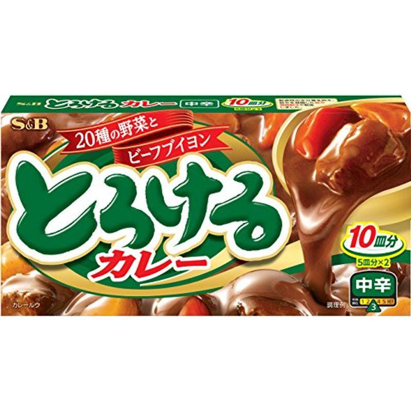 SB とろけるカレー中辛 180g×5個