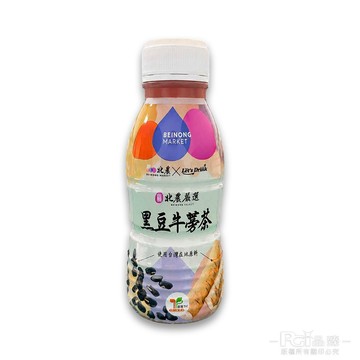 其他茶品 【Let's Drink】北農嚴選-台灣黑豆牛蒡茶(340ml)_12罐組