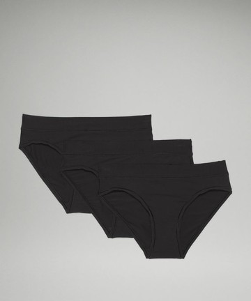 UnderEase Mid-Rise Bikini Underwear 3 Pack Size XS