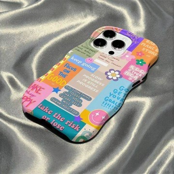 ✨新品上市✨撞色拼画波浪二合一苹果17Promax手机壳iPhone1615141312菲林x/xr
