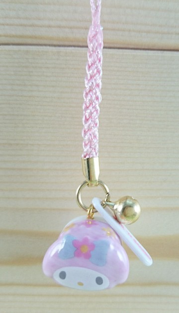 【震撼精品百貨】My Melody 美樂蒂 手機吊飾 粉 震撼日式精品百貨
