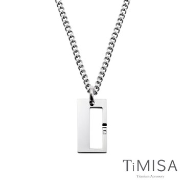 TiMISA《扣住幸福-大》純鈦項鍊(M02D)