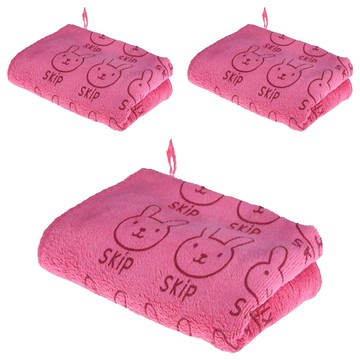 寵物夢工廠 超細纖維吸水毛巾  顏色隨機  75 x 35cm  3條