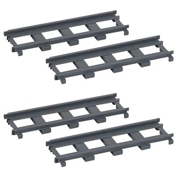 珍珠金屬 居家用壽司列車輸送軌道 4件組  深灰色  1組