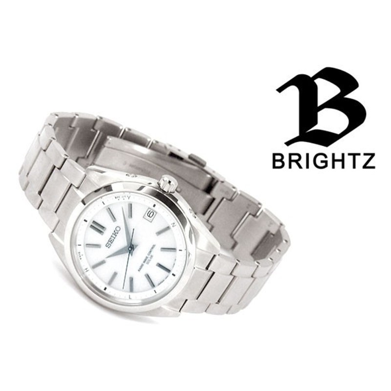 SEIKO BRIGHTZ セイコー ブライツ ソーラー電波 メンズ 腕時計 コンフォテックスチタン SAGZ079 | LINEショッピング