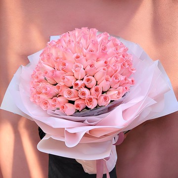 鮮花求婚花束 (99支粉玫瑰) GF00205