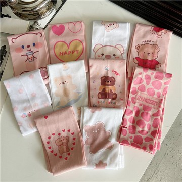 護腕防曬手套女薄款冰絲袖套騎行夏季ins潮可愛百搭卡通套袖