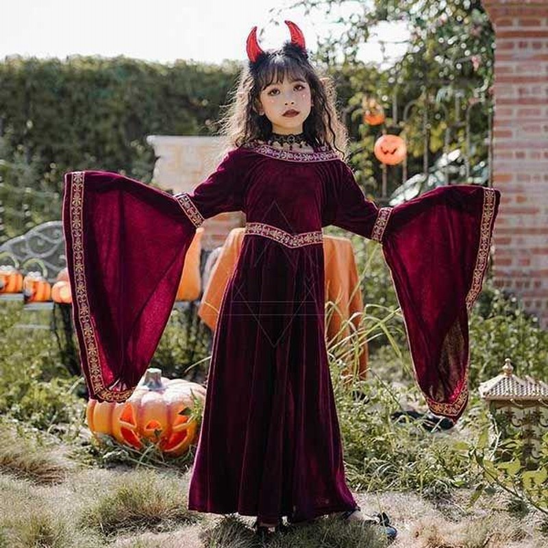 吸血鬼 ハロウィン 仮装 子供 魔女 悪魔 デビル ドラキュラ コスプレ