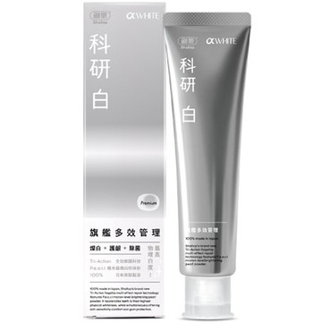 刷樂 科研白旗艦多效管理牙膏 120g