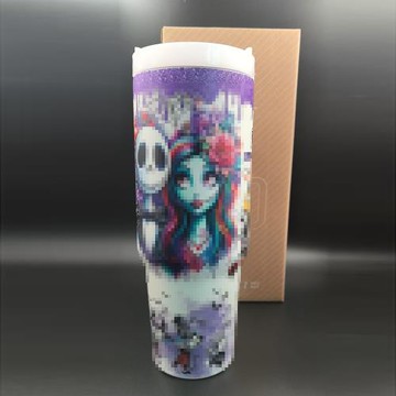 跨境萬圣節40oz冰霸杯史丹利容量便攜汽車杯不銹鋼手提保溫杯批發