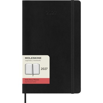 【MOLESKINE】2027 12M 日記手帳 / 軟皮 / L 型 / 黑