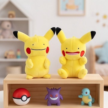 永遠只愛你😍【Pokémon寶可夢】百變怪皮卡丘娃娃吊飾 韓國正版授權包包飾品 神奇寶貝絨毛娃娃公仔鑰匙圈 可愛娃娃鑰匙圈 零錢包吊飾 同學交換禮物 七夕禮物 女友禮物 女朋友送禮