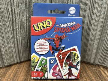 【桌遊侍】 UNO蜘蛛人《免運》實體店面快速出貨 UNO.烏諾.家庭桌遊.經典遊戲.美泰兒.蜘蛛人.漫威.超級英雄