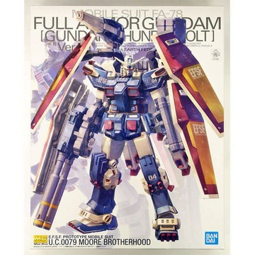 【動漫周邊✅】免運  萬代 MG 1/100 FA78 全裝甲高達 雷霆宙域 卡版 拼裝模型