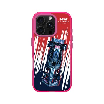 iPhone 16 Pro Clear 粉漾桃 - Alpine - BWT Alpine Formula One Team A524 Comic Style