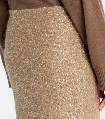 Brunello Cucinelli Lamé pencil skirt