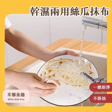 隔日到🚚幹濕兩用絲瓜抹布 家居百貨 生活小幫手 不掛油 一擦即淨 菜瓜布 清潔用品 吸油神器