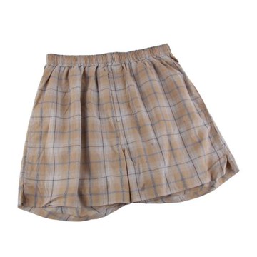 阿羅褲男內褲男平角褲純棉梭織加大碼歐版家居短褲男睡褲舒適