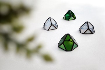 Gemspire/玻璃掛飾/松蘿/擺飾/花器/鑲嵌玻璃