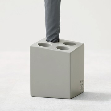 日本 ideaco mini cube 砂岩4孔雨傘架-多色可選 - 苔蘚綠