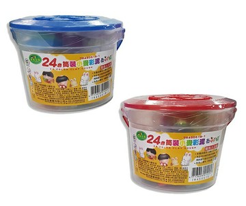 新全 24色桶裝小麥彩泥 7R450519-1【APP滿額下單4%點數(單一帳號最高1000點)】7/31止