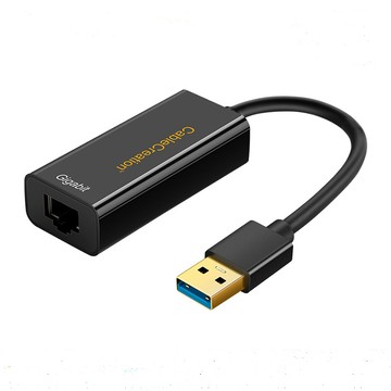 CableCreation USB3.0外接網路卡 RJ45網路 1000Mbps 鍍金接頭(CD0026)