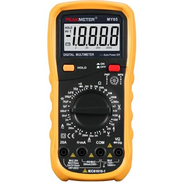 [5大陸直寄]  華誼 數字萬用表 4位元半高精度萬能表 MY65 多用表電容測試儀