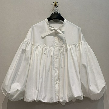 【巴黎精品】現貨+預購 襯衫長袖上衣-氣質日系寬鬆燈籠袖女裝a1er9