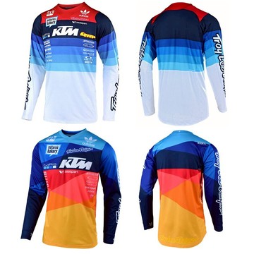 KTM速降服越野T恤 騎行服上衣男 長袖夏季山地車越野摩托車服潮牌