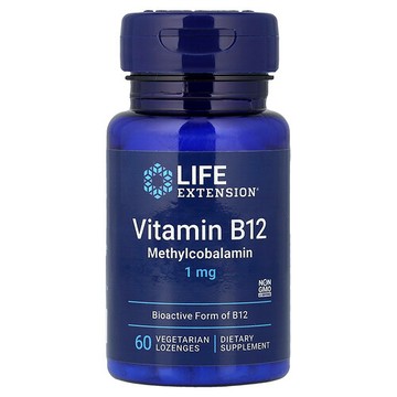 Life Extension, 甲基鈷胺素素食含片，1 毫克，60 片裝