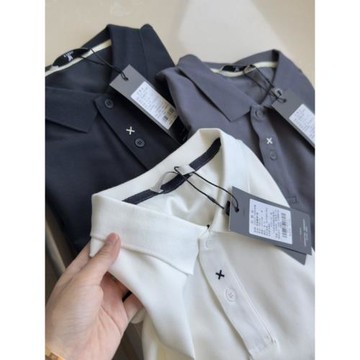 魔薇家 柜單簡約休閑 肌理感面料 25夏季男士翻領POLO衫短袖T恤男