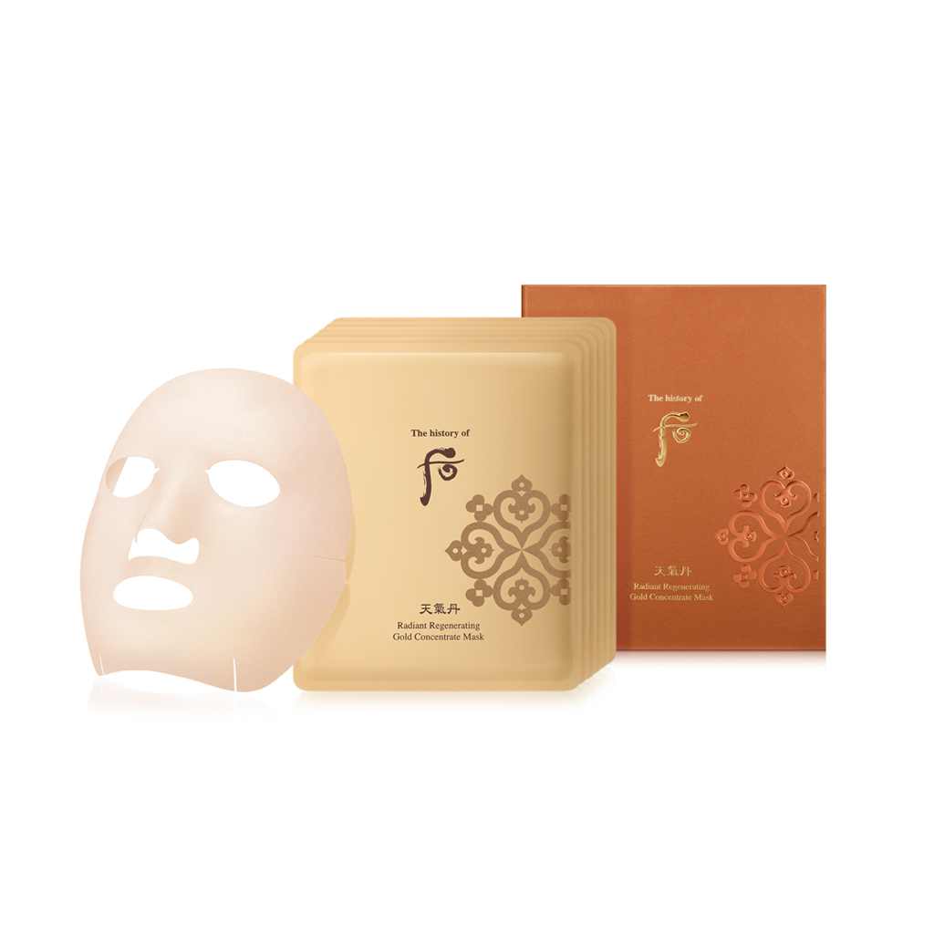 天氣丹華炫純金安瓶面膜30mlx6