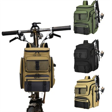 Litepro 新款戶外自行車包釣魚背包多功能漁具包釣魚竿收納包適用於 Brompton/Dahon