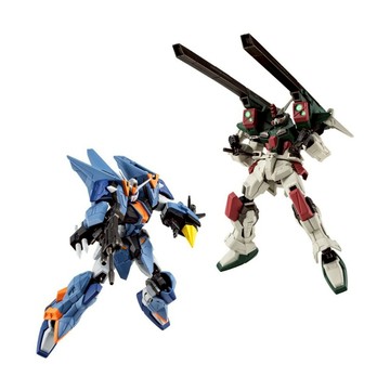 BANDAI 盒玩 MOBILE SUIT 鋼彈 G-FRAME FA 決鬥電擊鋼彈&閃電暴風鋼彈  1個