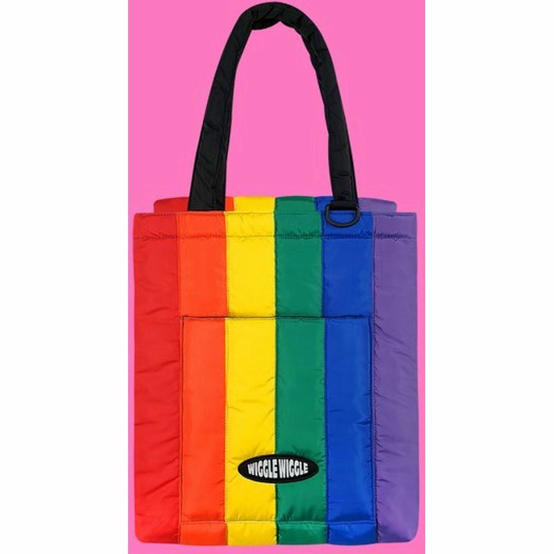 Padding Shoulder Bag Rainbow バッグ 鞄 ショルダーバッグ トートバッグ おしゃれ かわいい おすすめ ユニーク 韓国 人気 通販 Lineポイント最大0 5 Get Lineショッピング