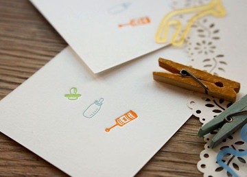 【網店限定】三寶 - 迷你活版印刷卡